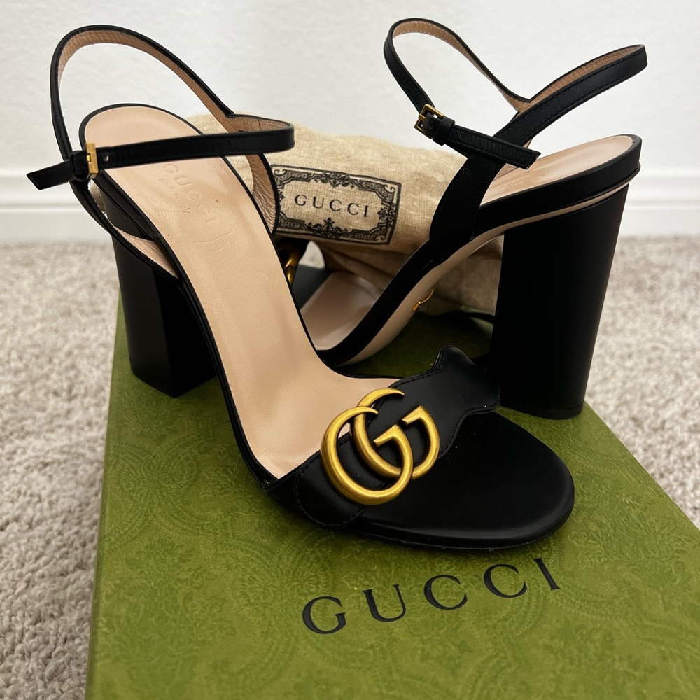 Gucci Marmont Sandal Heel
